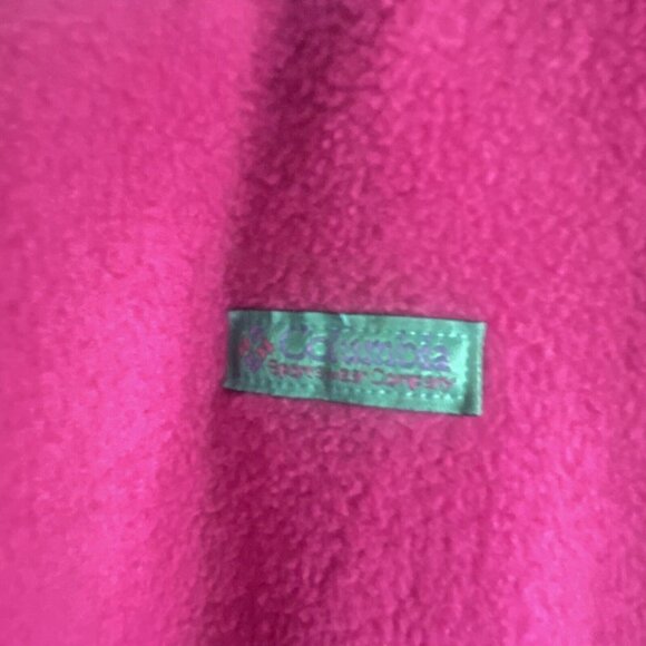 Vintage Columbia 90s Womens Large Fleece Purple Jacket Made in USA - Picture 6 of 8